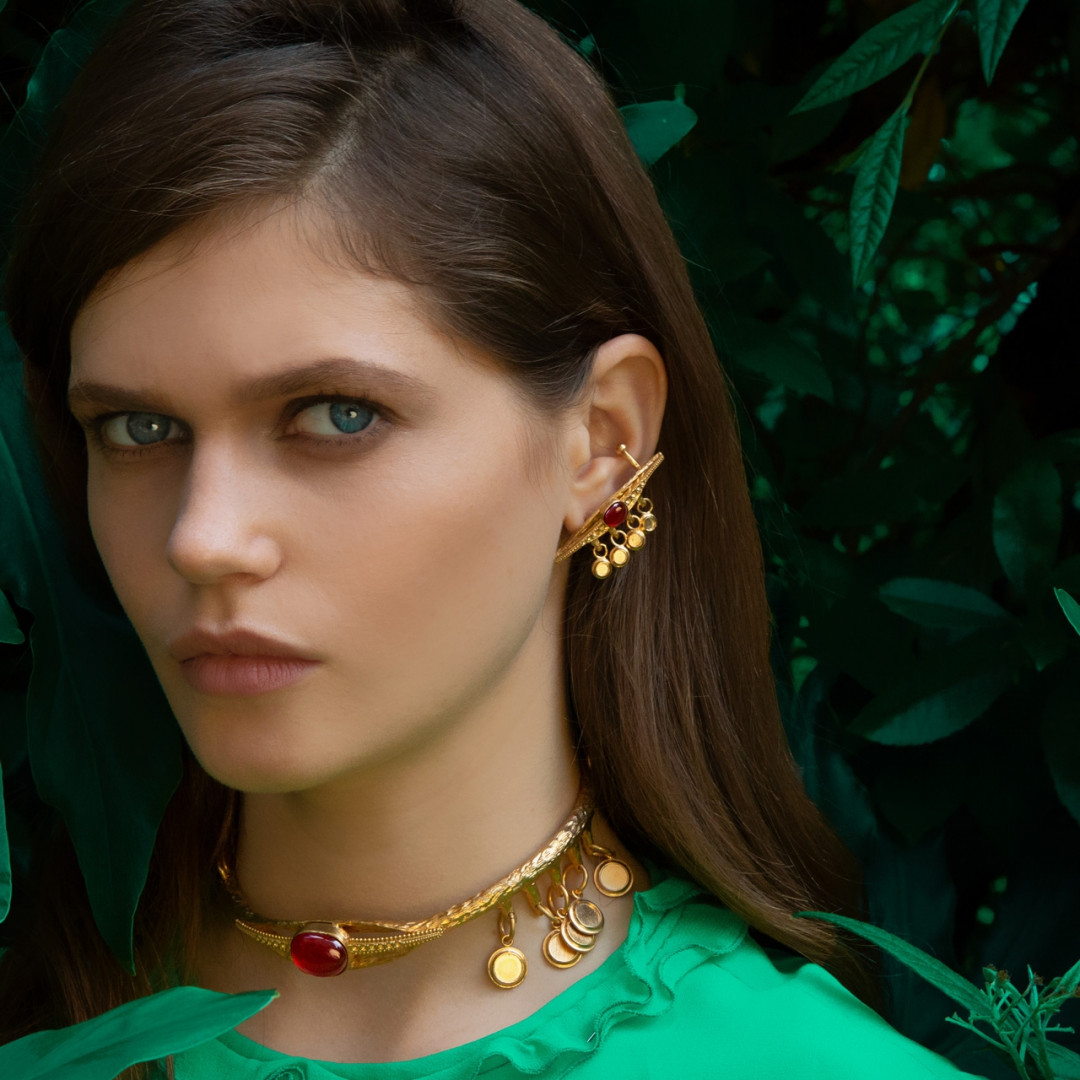 Emerald Eye Luxury Earrings by  on curated-crowd.com