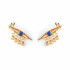 Sapphire Eye Luxury Earrings by Sonia Petroff on curated-crowd.com