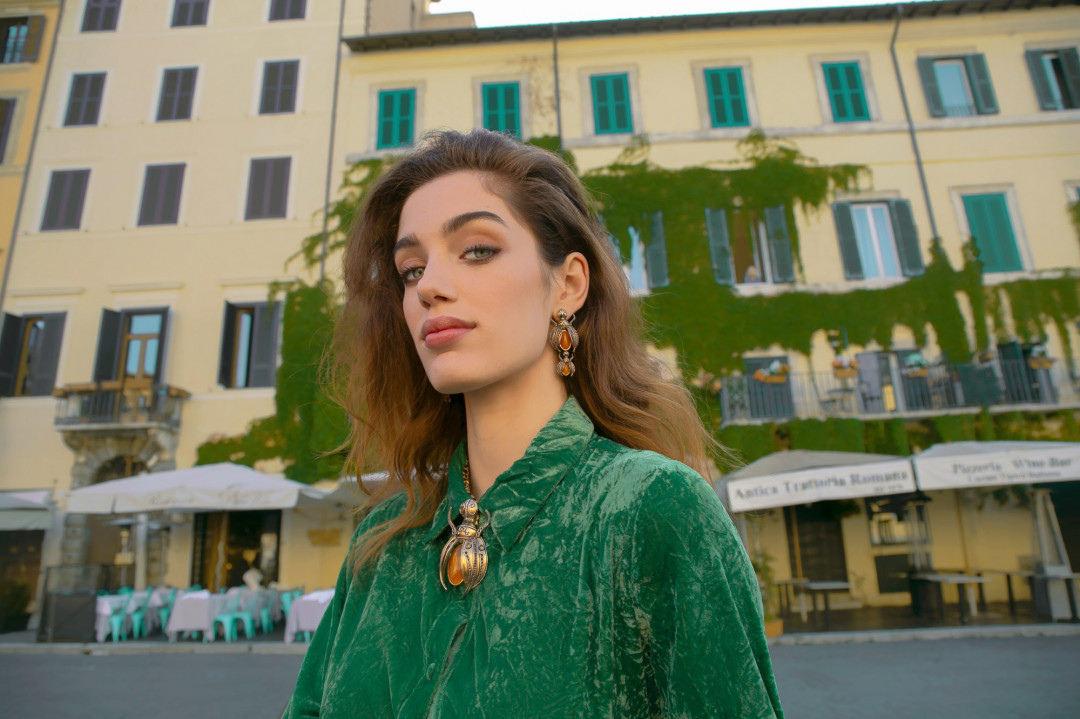 Scarab Luxury Earrings (Pierced) by  on curated-crowd.com