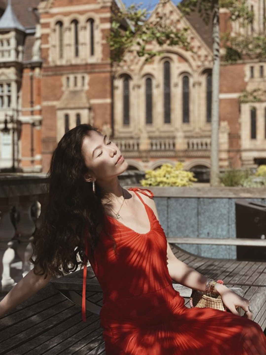 Dazed Midi Dress by  on curated-crowd.com