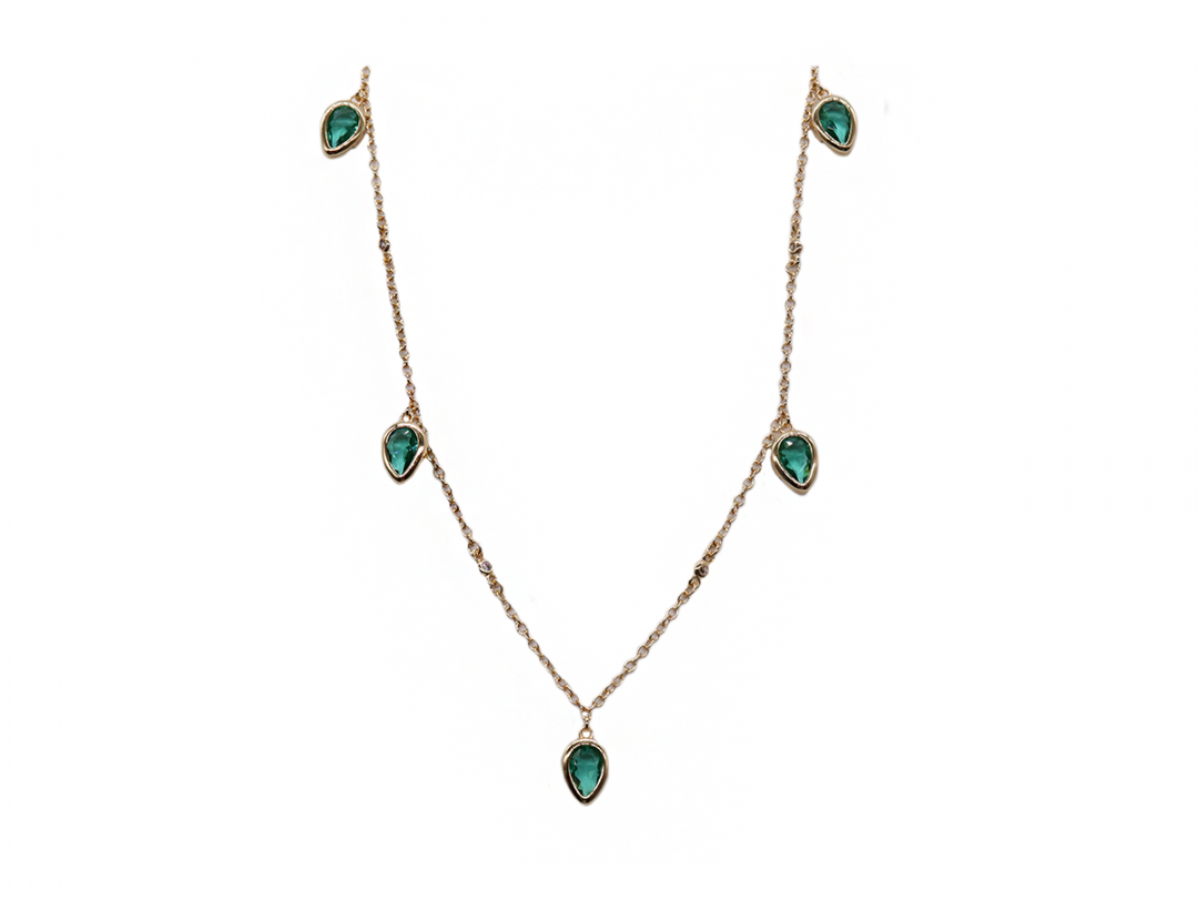 Raindrop Necklace by  on curated-crowd.com