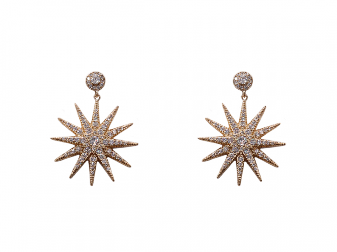Starburst Earrings by  on curated-crowd.com