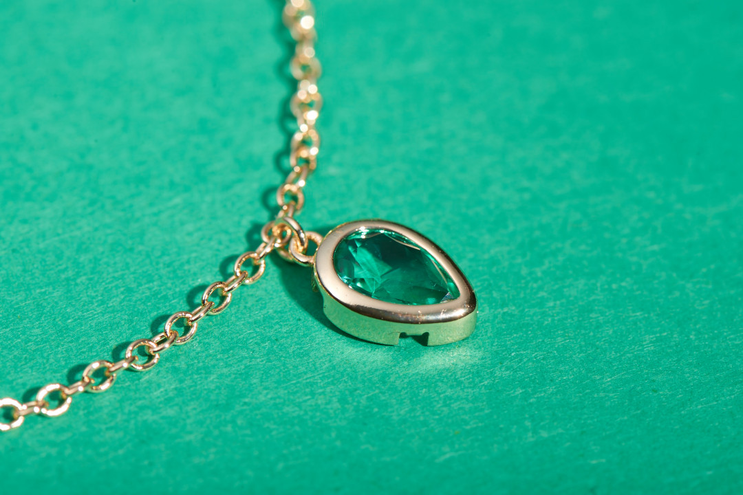 Raindrop Necklace by  on curated-crowd.com