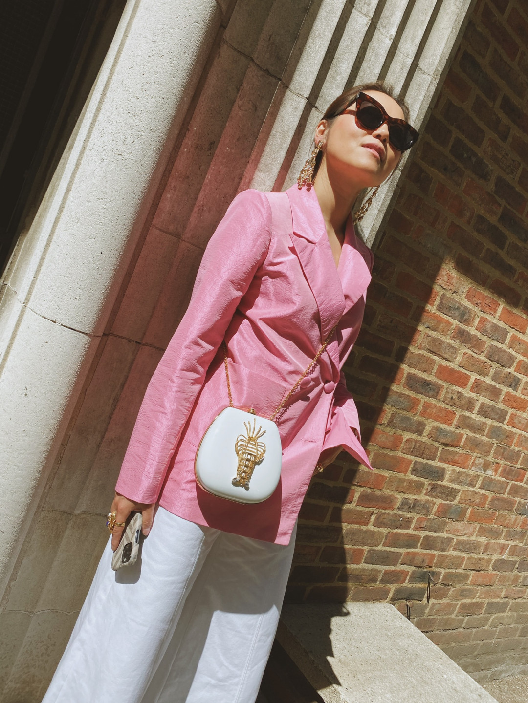 White Lobster Luxury Evening Bag by  on curated-crowd.com