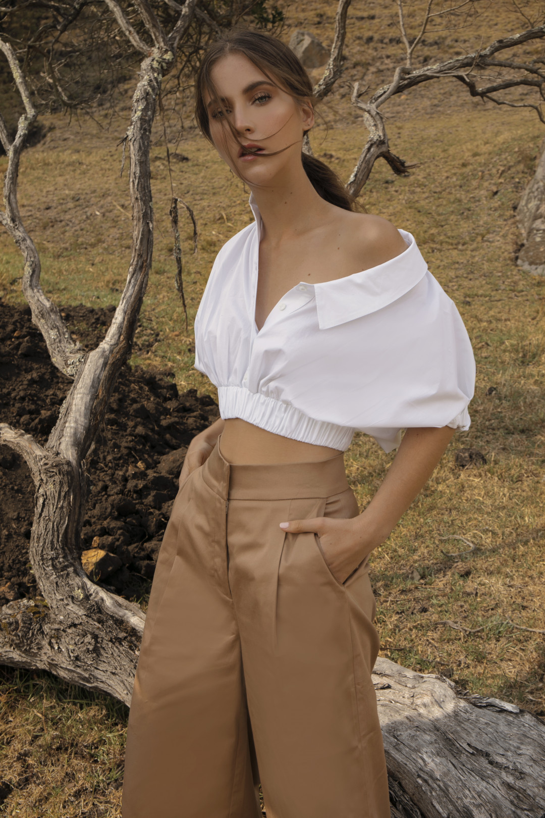 Jacinta Crop-top by Molimol on curated-crowd.com