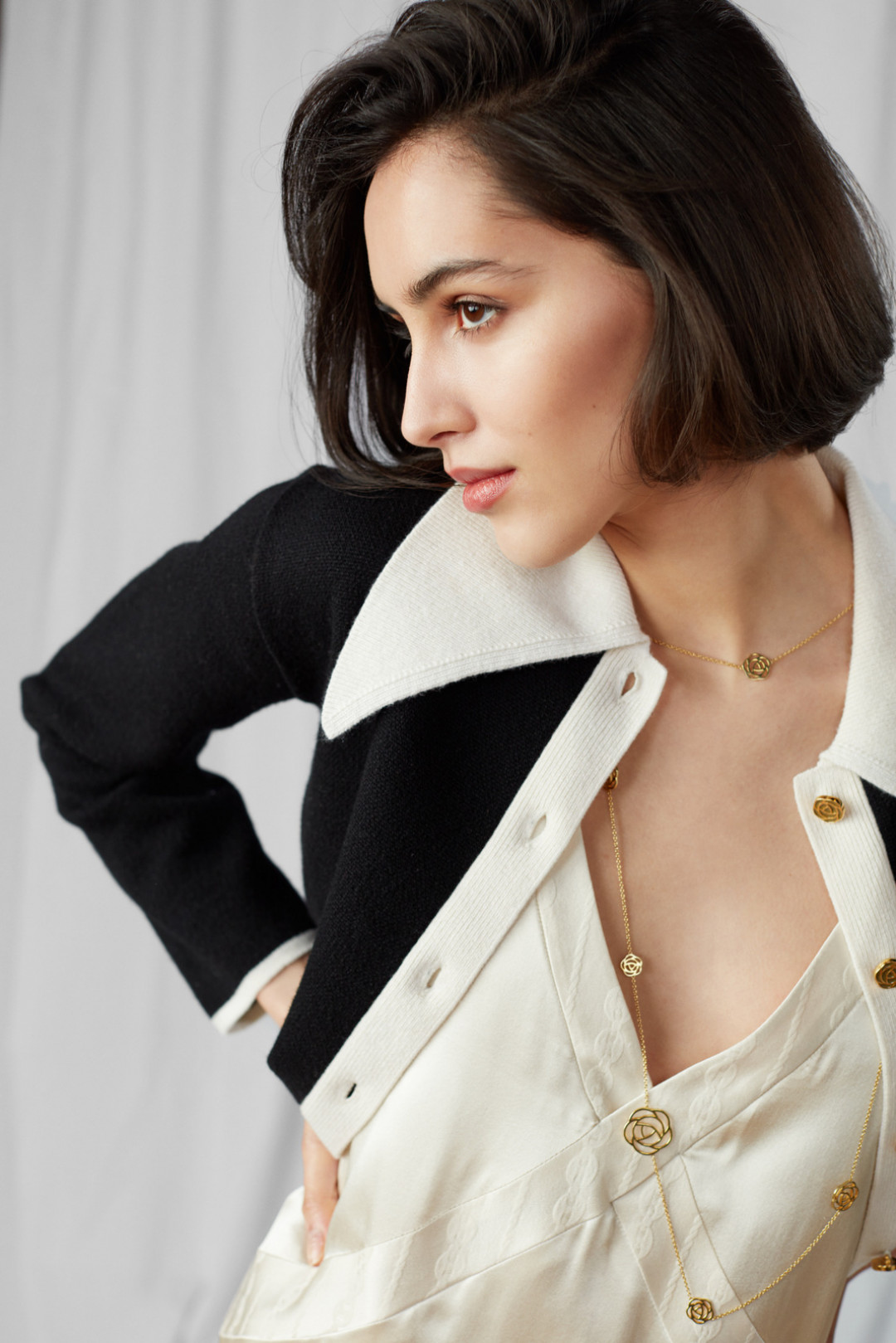 The Knitted Black Jacket Style Cardigan by  on curated-crowd.com