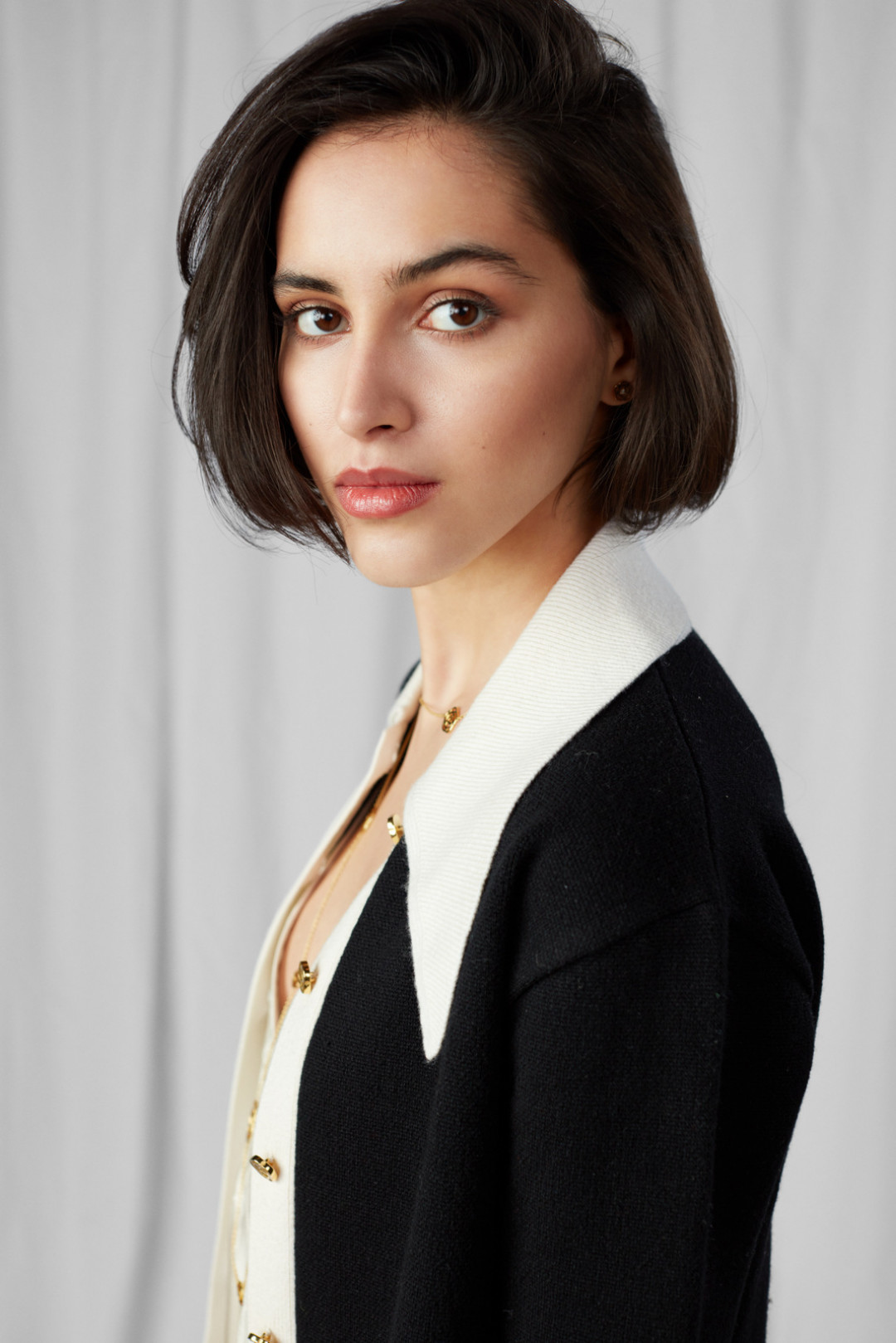 The Knitted Black Jacket Style Cardigan by  on curated-crowd.com