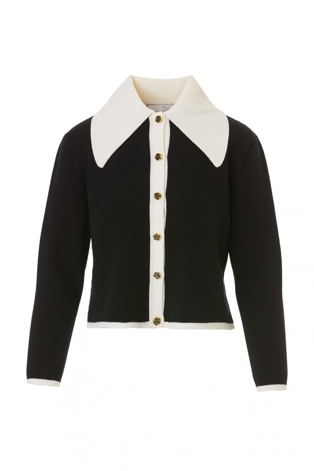 The Knitted Black Jacket Style Cardigan by  on curated-crowd.com