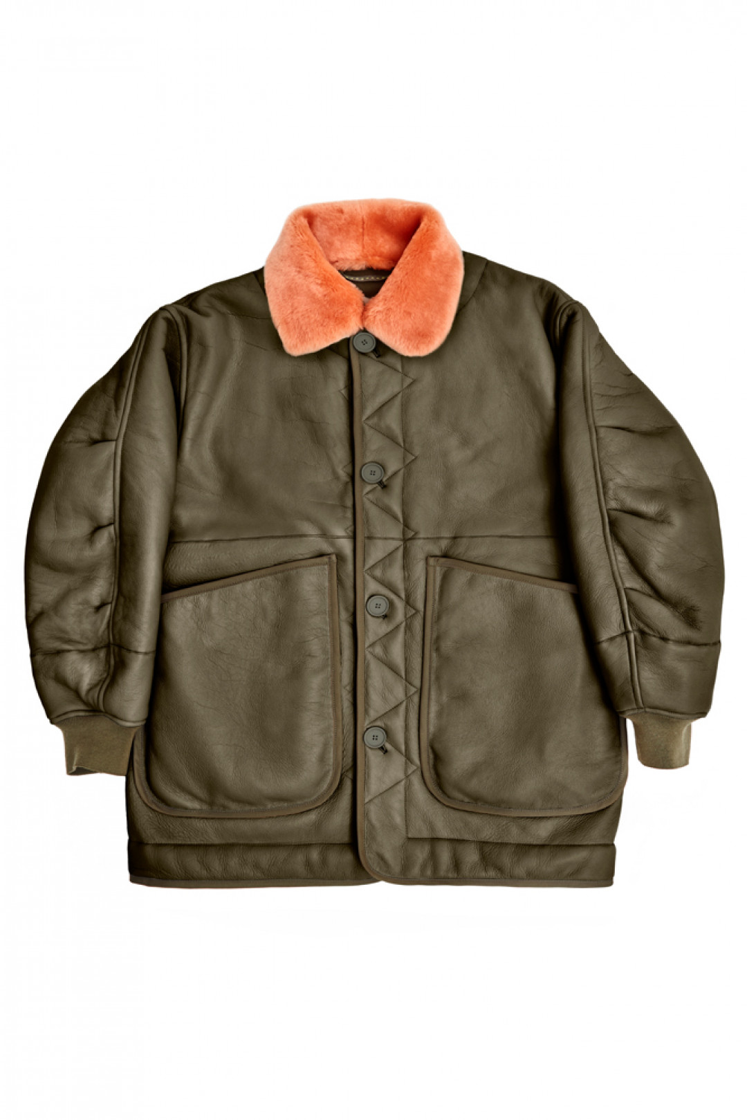The Reversible Shearling Bomber by  on curated-crowd.com