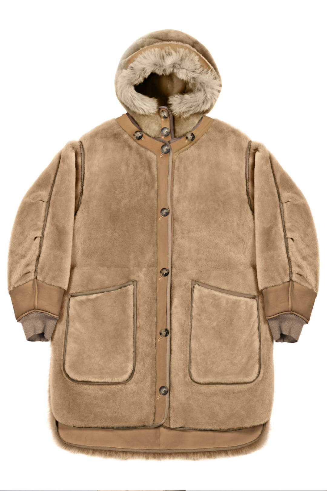 The Reversible Shearling Coat by  on curated-crowd.com