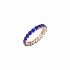 10:10 Gold Plated Ring in blue by Talita London on curated-crowd.com