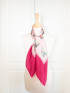 Porcelain Teatime Teacup Silk Scarf - Garnet & Pink by Nonamu on curated-crowd.com