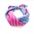 Herringbone Lapis Silk Scarf, Azure Blue by Nonamu on curated-crowd.com