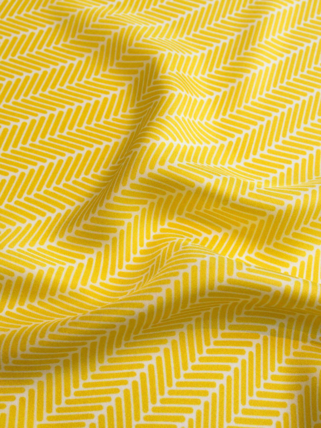 Herringbone Lapis Silk Scarf, Canary Yellow by  on curated-crowd.com