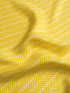 Herringbone Lapis Silk Scarf, Canary Yellow by Nonamu on curated-crowd.com