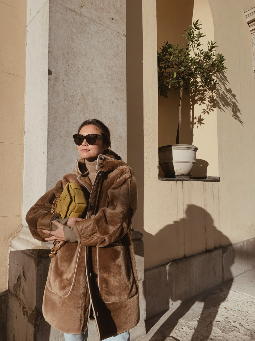 The Reversible Shearling Coat by  on curated-crowd.com