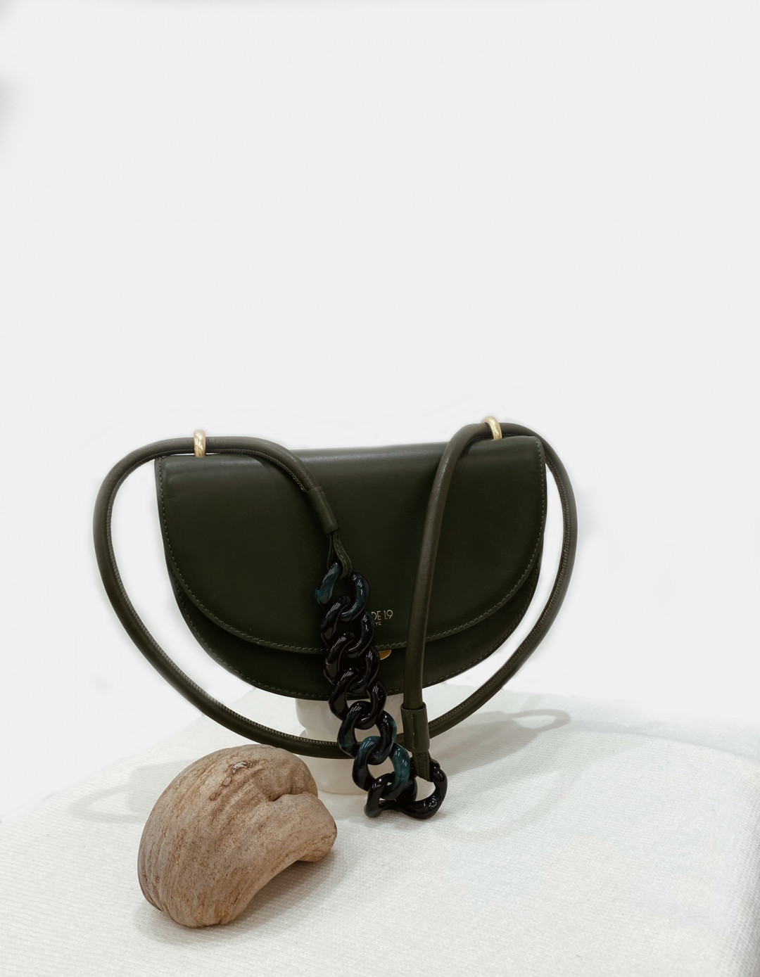 Fragment Moon in Dark Green by  on curated-crowd.com