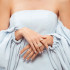 Small Bandage Pearl Ring with Diamond Pavé by Jewelry Lab on curated-crowd.com