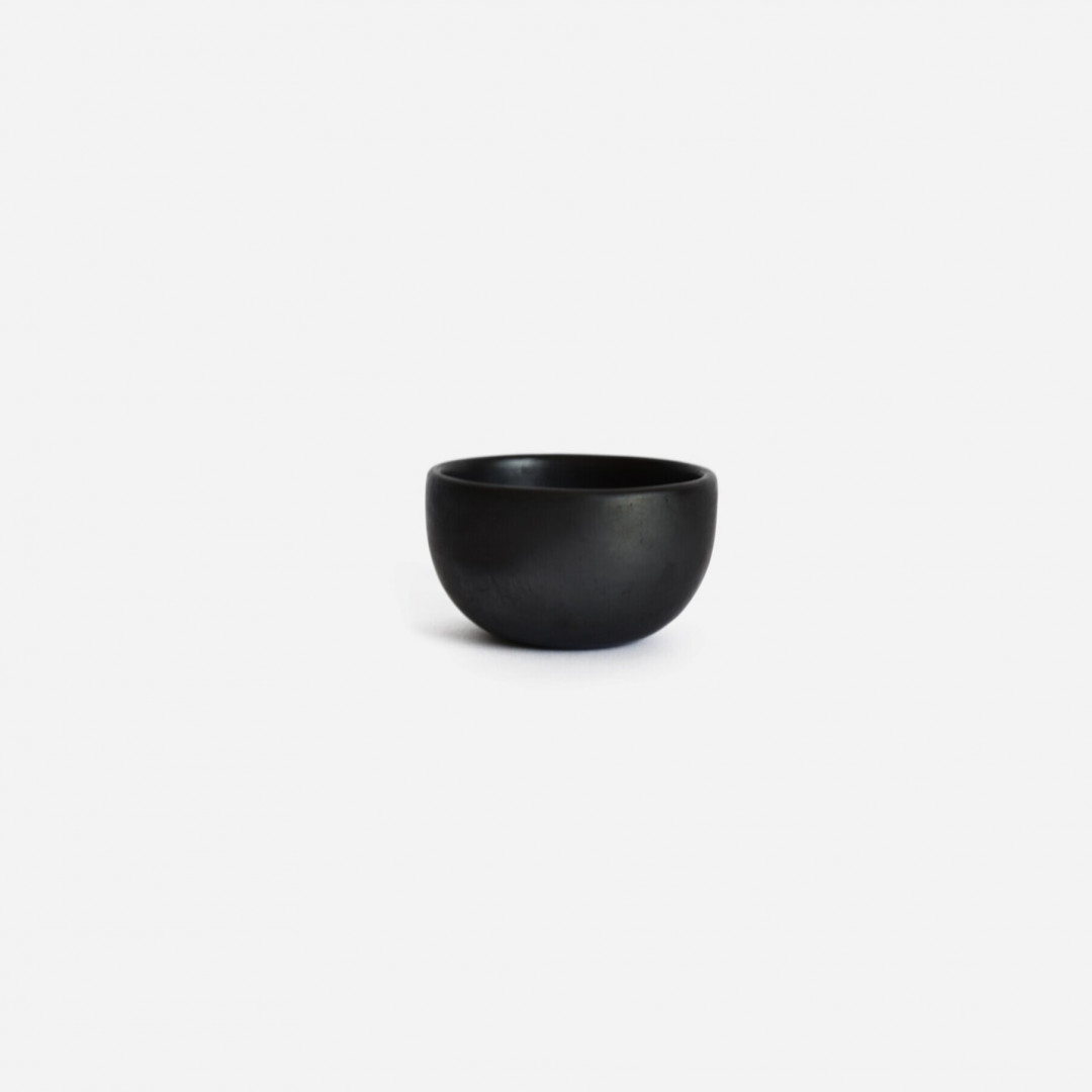 Set of 2 Moon Espresso Cups | Oaxacan Black Clay by  on curated-crowd.com