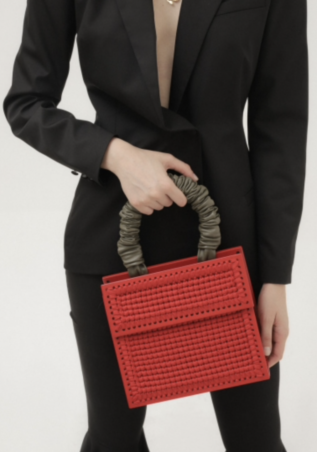 Red Copacabana Bag by  on curated-crowd.com