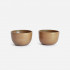 Set of 2 Natural Colour Americano Cups | Beeswax Finish by La Muerte Tiene Permiso on curated-crowd.com