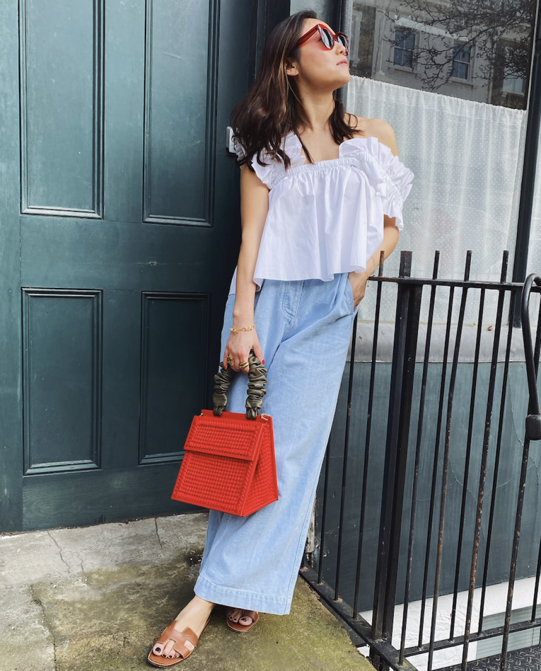 Red Copacabana Bag by  on curated-crowd.com