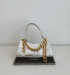 Metallic Silver Froggy with Gold Chain by APEDE MOD on curated-crowd.com