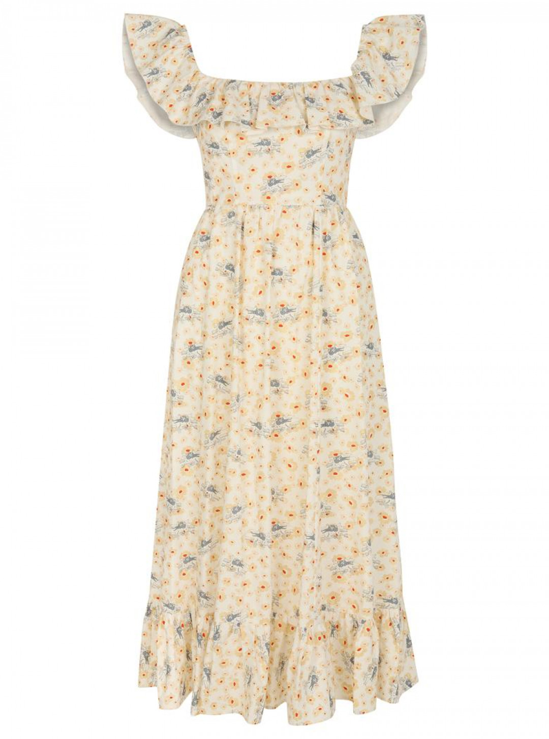 Sakari Midi Cotton Dress by  on curated-crowd.com