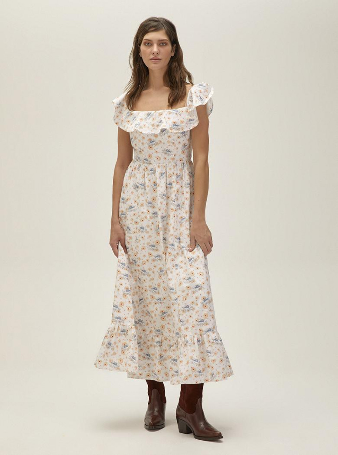 Sakari Midi Cotton Dress by  on curated-crowd.com