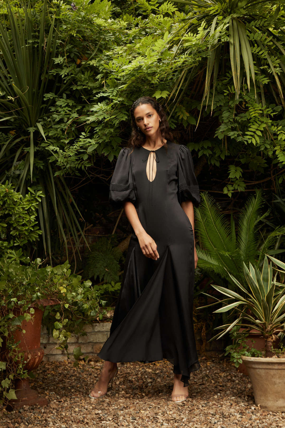 Erin Maxi Silk Dress by  on curated-crowd.com