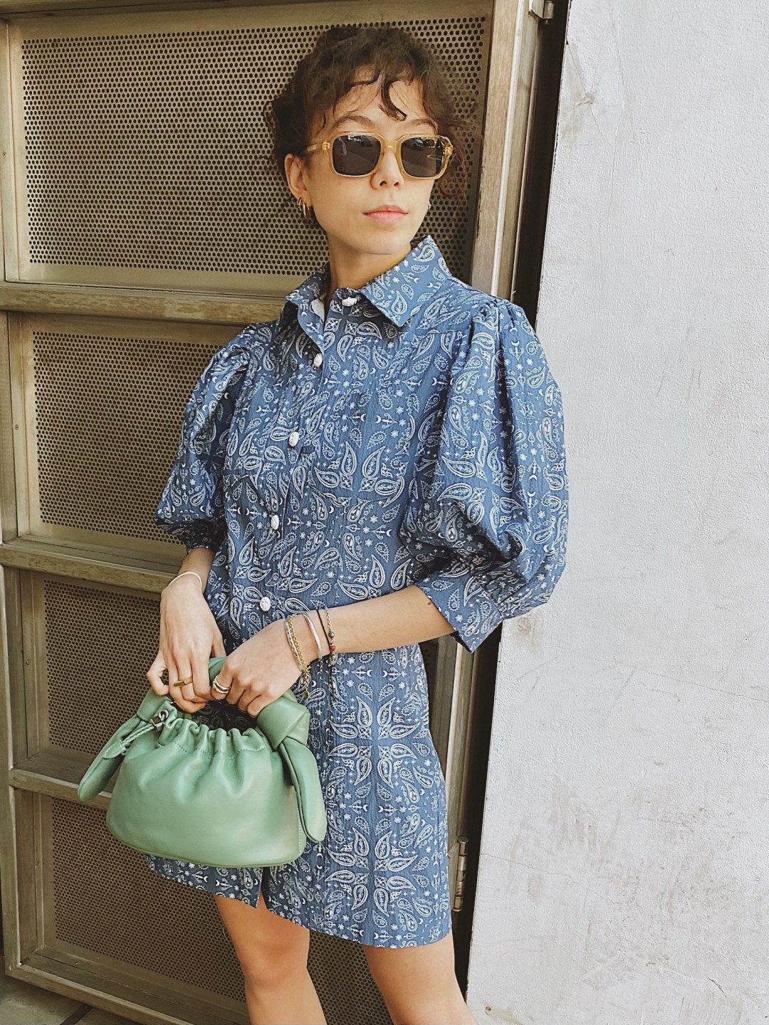 Isa Mini Cotton Dress by  on curated-crowd.com