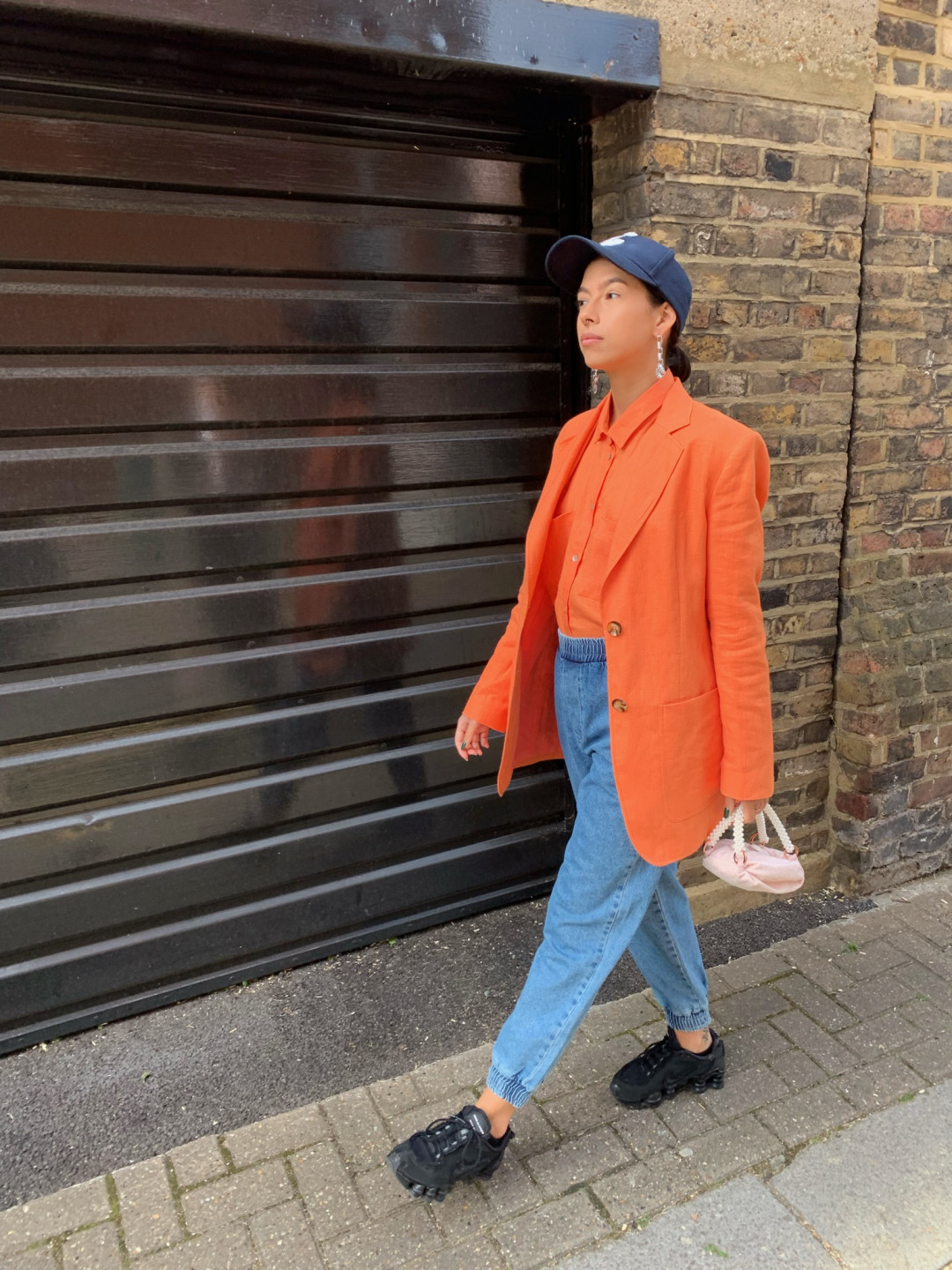 Single-Breasted Boyfriend's Linen Jacket by AG Studio on curated-crowd.com