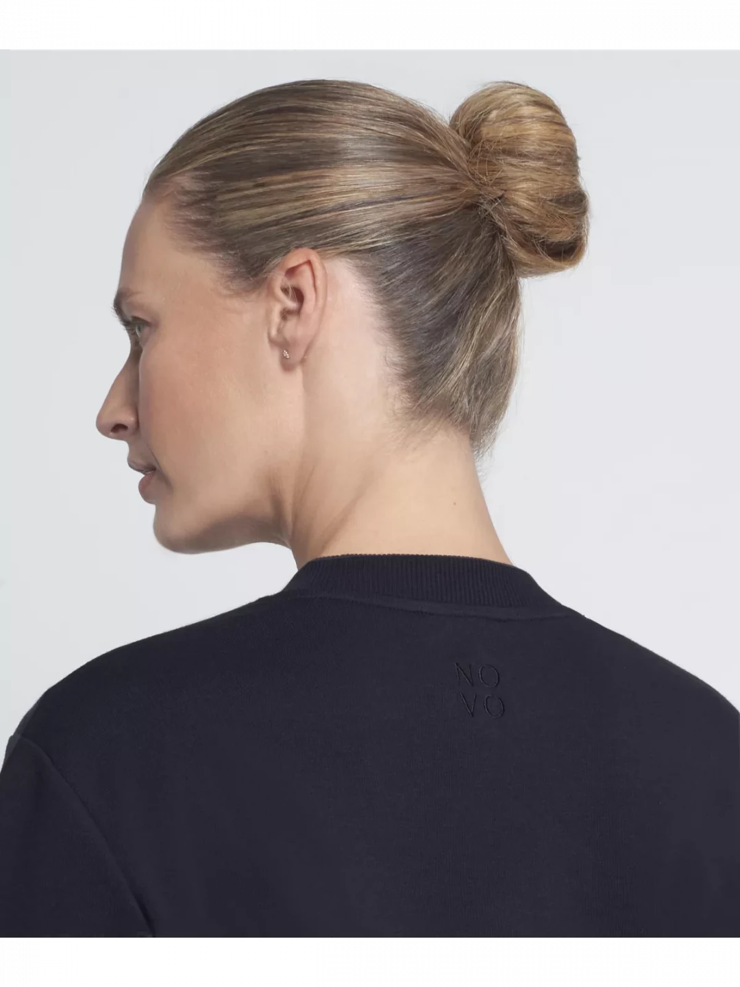 Organic Cotton T-shirt with Ribbed Neck by  on curated-crowd.com