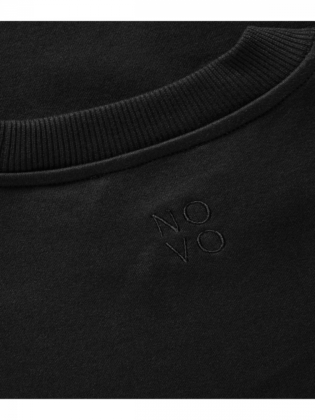 Organic Cotton T-shirt with Ribbed Neck by  on curated-crowd.com