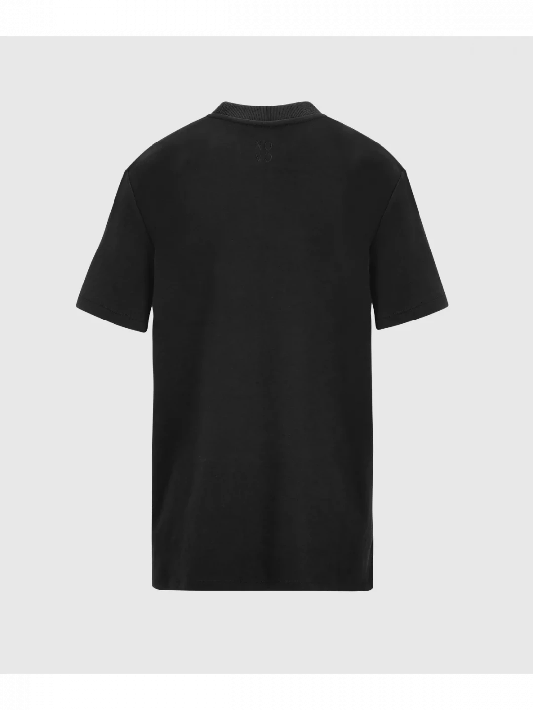 Organic Cotton T-shirt with Ribbed Neck by  on curated-crowd.com