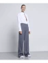 High Waisted Wide Leg Tailored Trousers by Novo London on curated-crowd.com