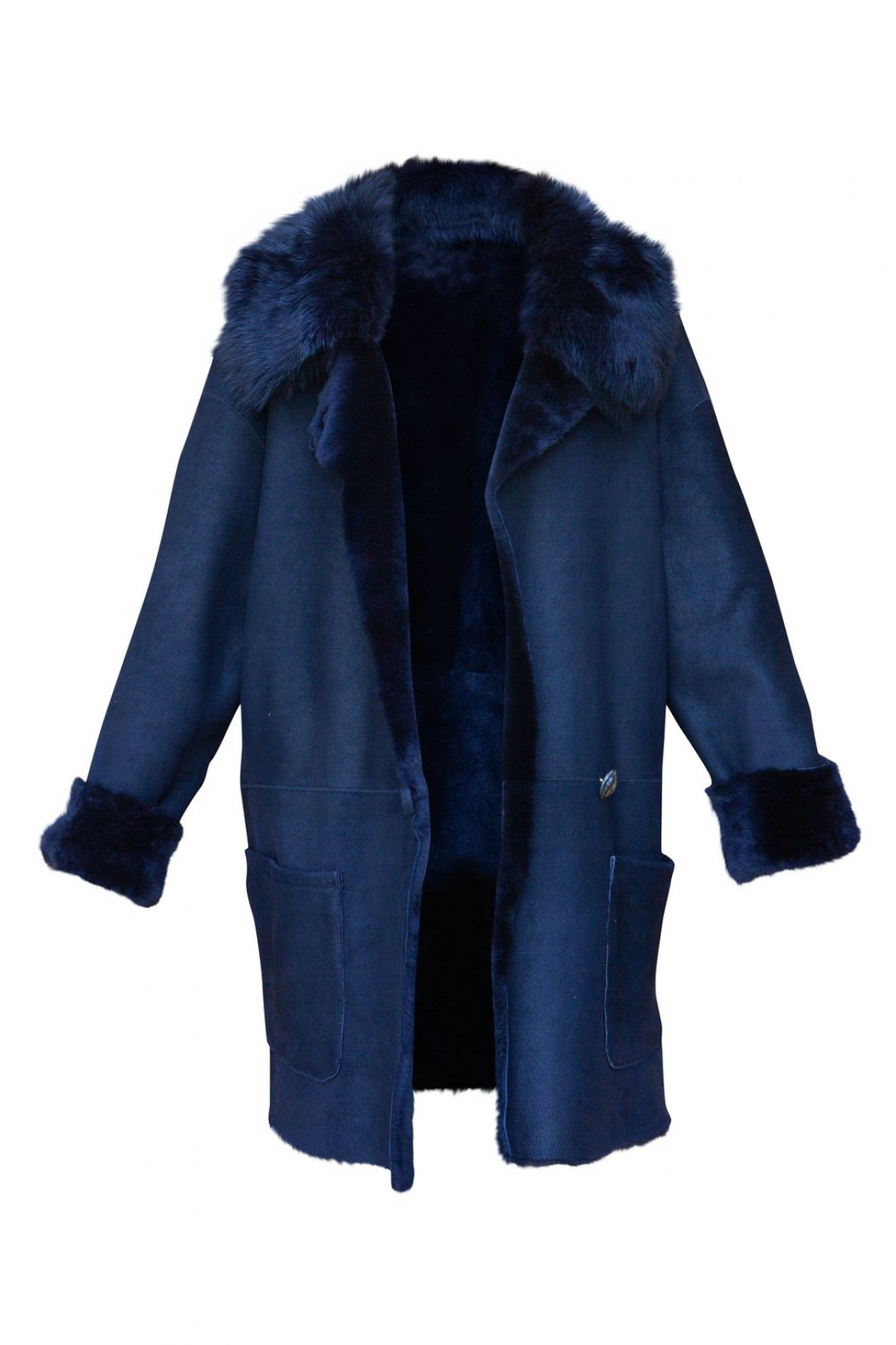 Tatiana Shearling Coat by  on curated-crowd.com
