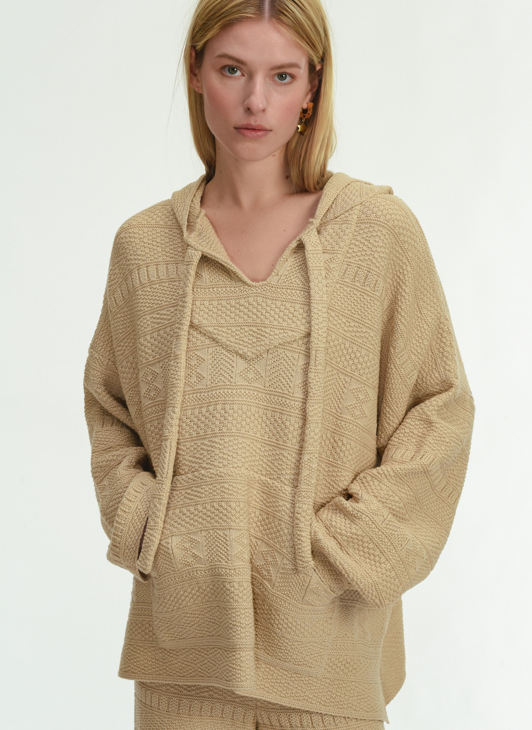 Plateau Wool Baja Hoodie by  on curated-crowd.com