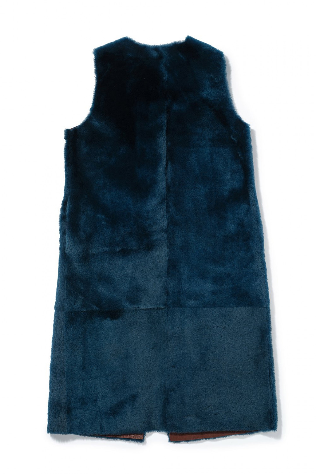 India Shearling Waistcoat by  on curated-crowd.com