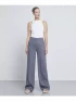 Cotton Jersey Mix Ribbed Knitted Tank Top by Novo London on curated-crowd.com