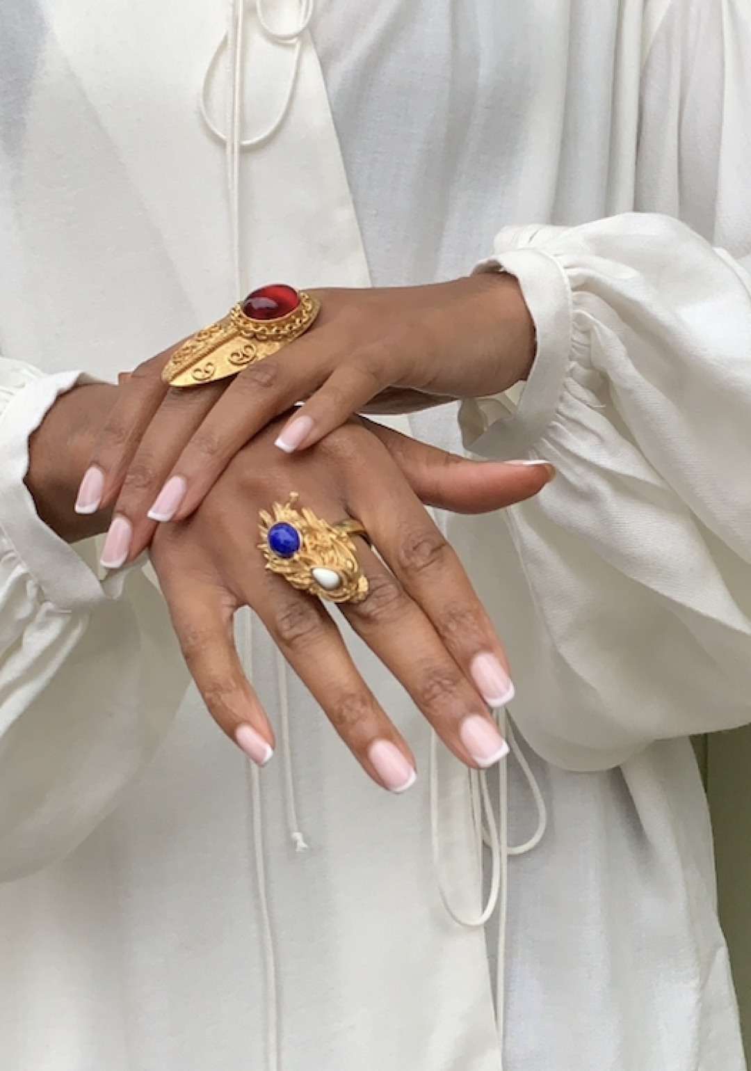 Ruby Shield Luxury Gold Ring by  on curated-crowd.com