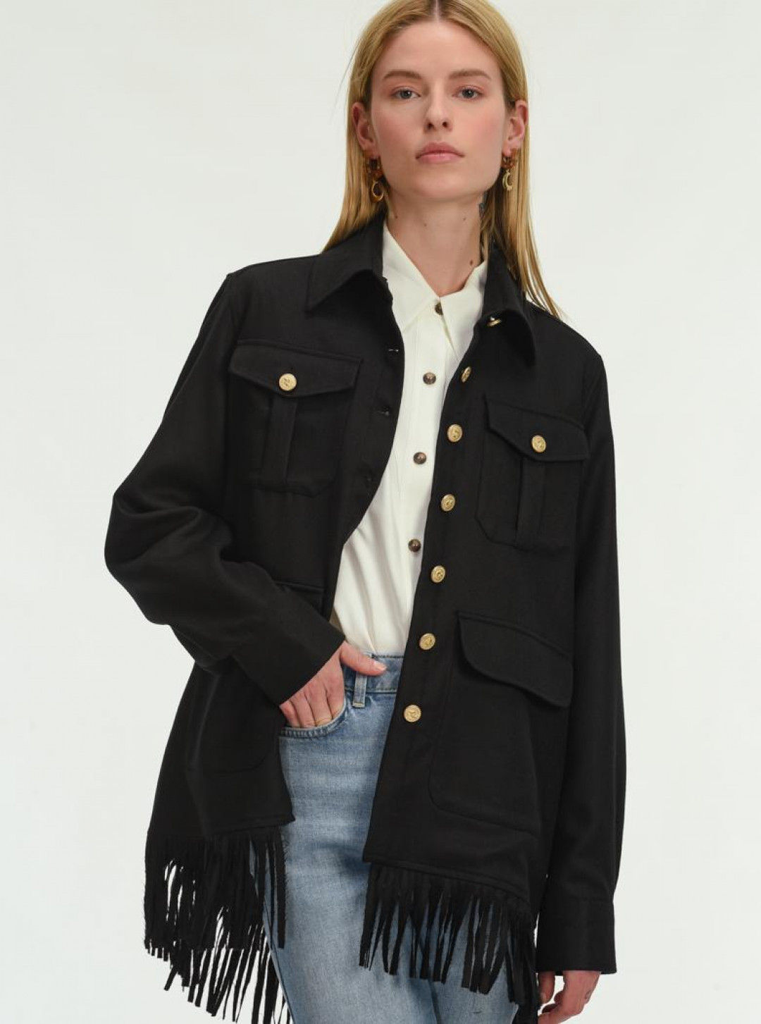 Jack's Fringe Jacket by  on curated-crowd.com