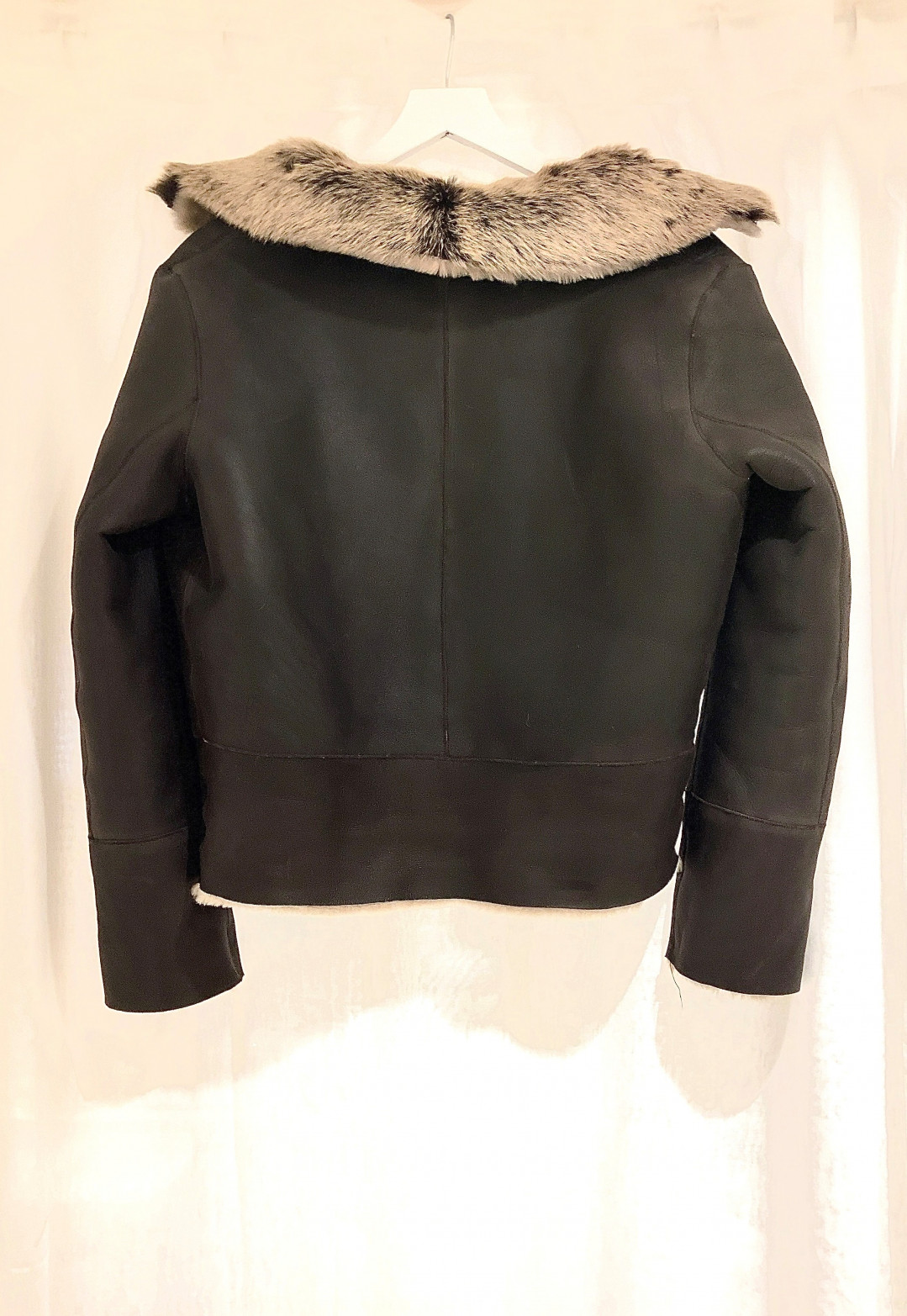 Estelle Shearling Jacket by  on curated-crowd.com