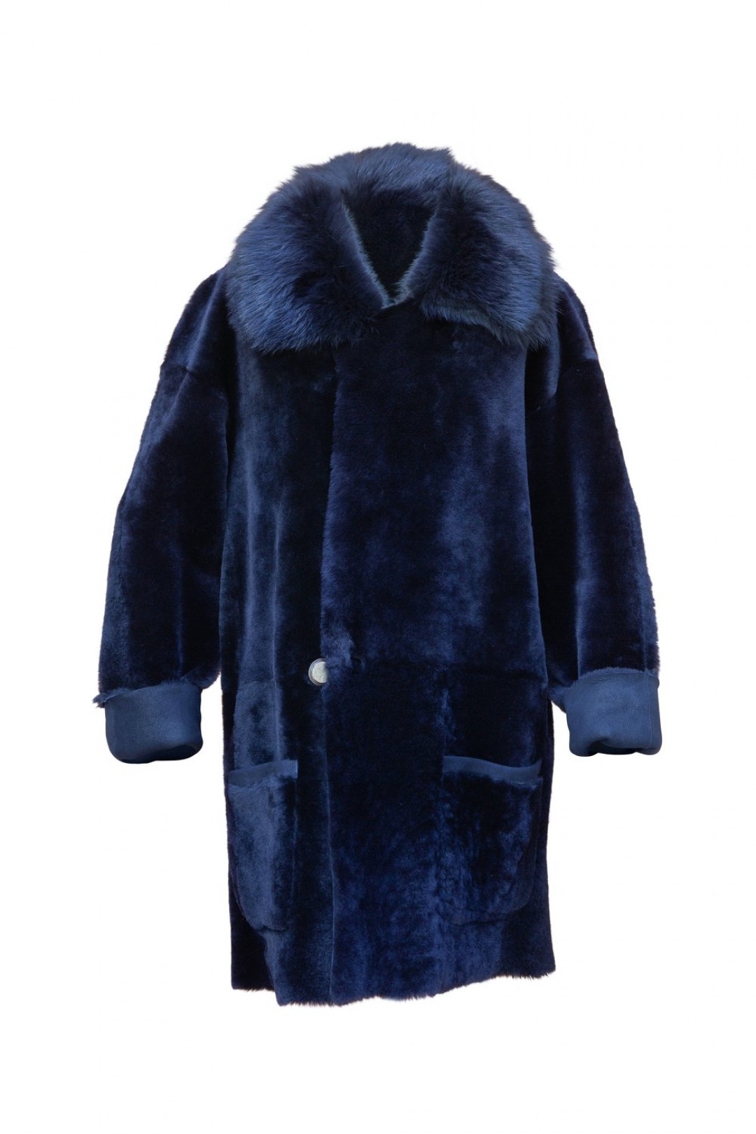 Tatiana Shearling Coat by  on curated-crowd.com