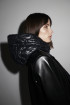Aurora Quilted Hood in Soft Black by Verheyen London on curated-crowd.com