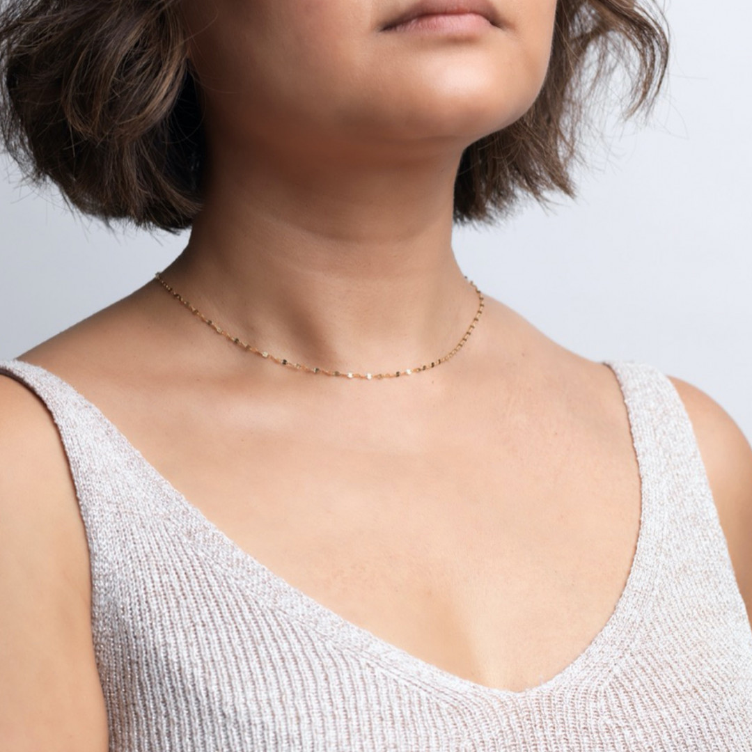 Shimmer Necklace by The Straits Finery on curated-crowd.com