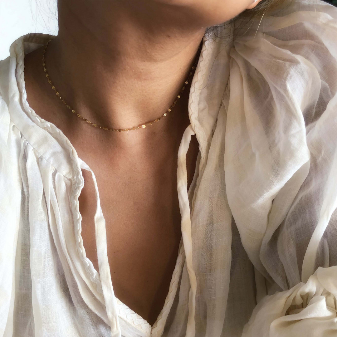 Shimmer Necklace by The Straits Finery on curated-crowd.com