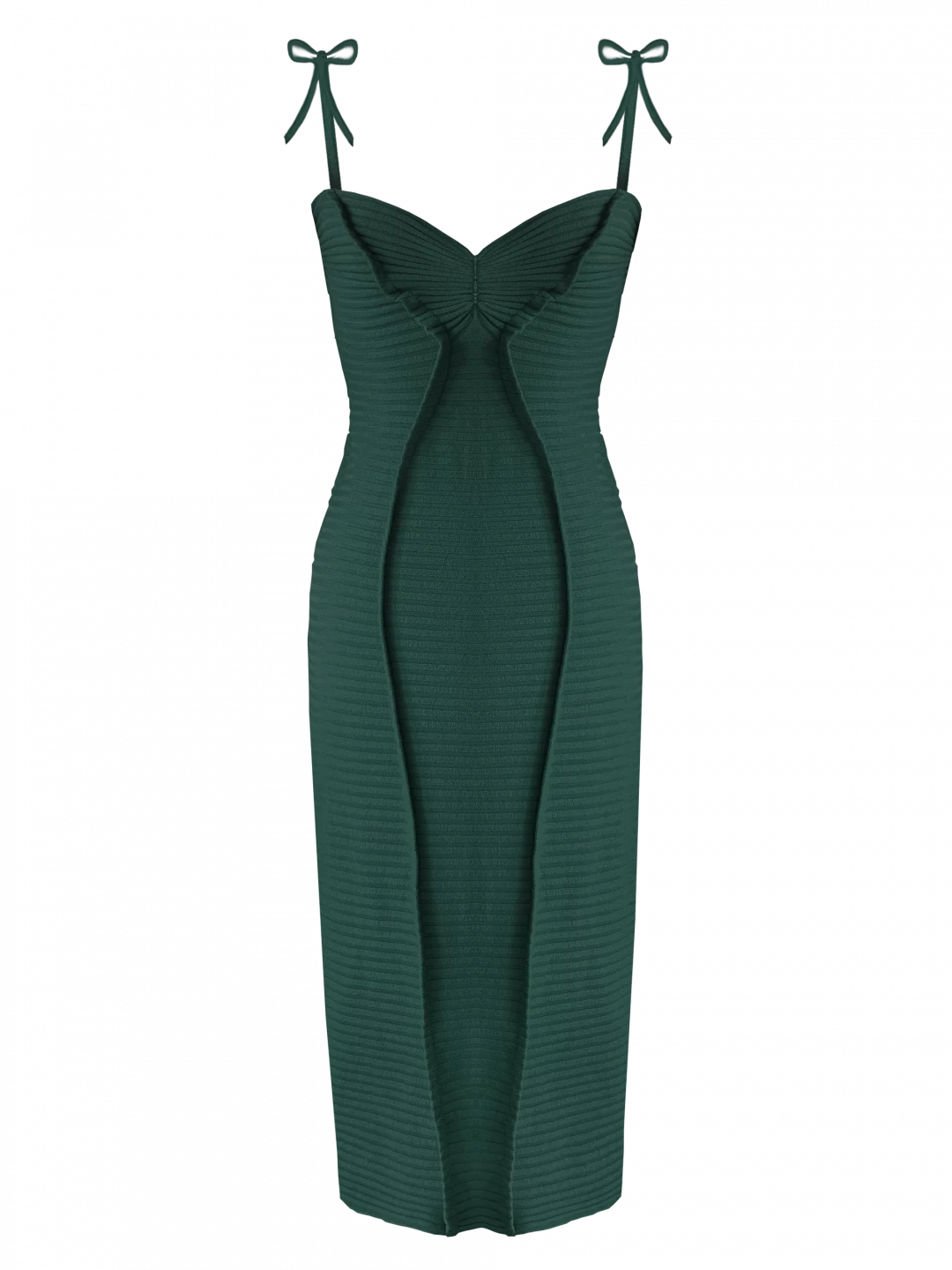Gaia Knit Midi Dress by  on curated-crowd.com