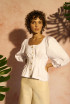 Lola Shirt White by Hanane Hotait on curated-crowd.com