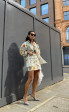 Aya Skirt Blue Jelly Print by Hanane Hotait on curated-crowd.com
